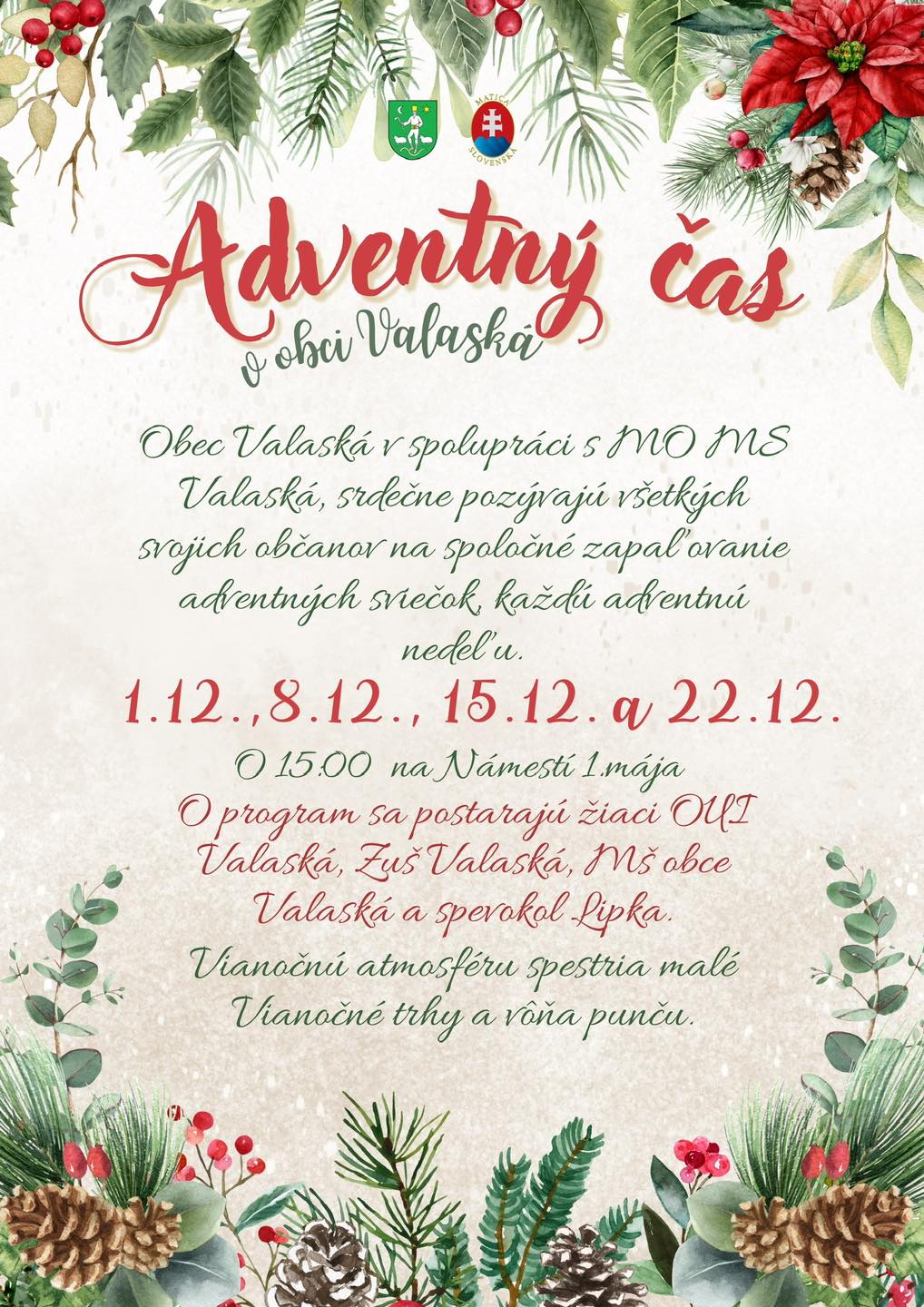 Adventný čas v obci Valaská